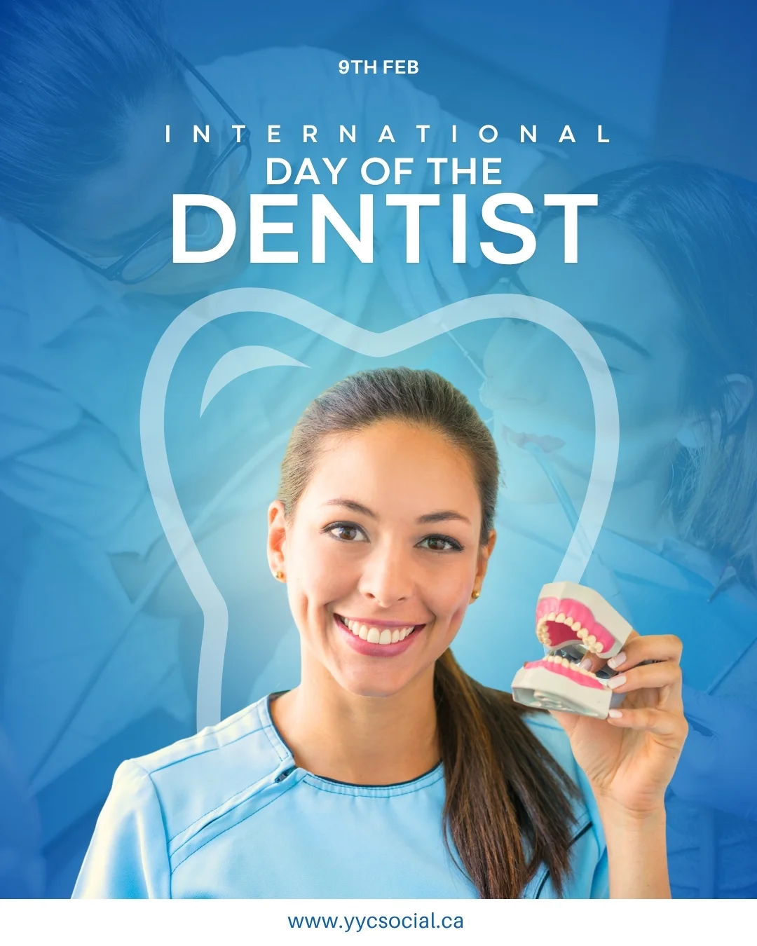 Social media post international day of dentist